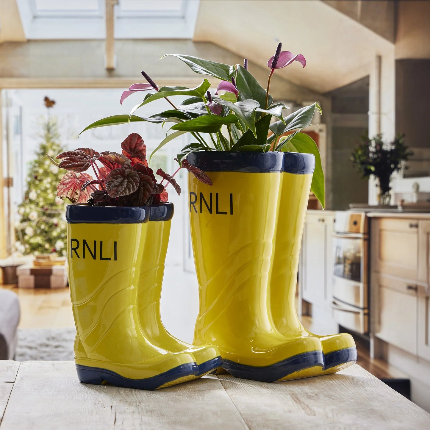 RNLI Yellow Welly Garden Planter, Large