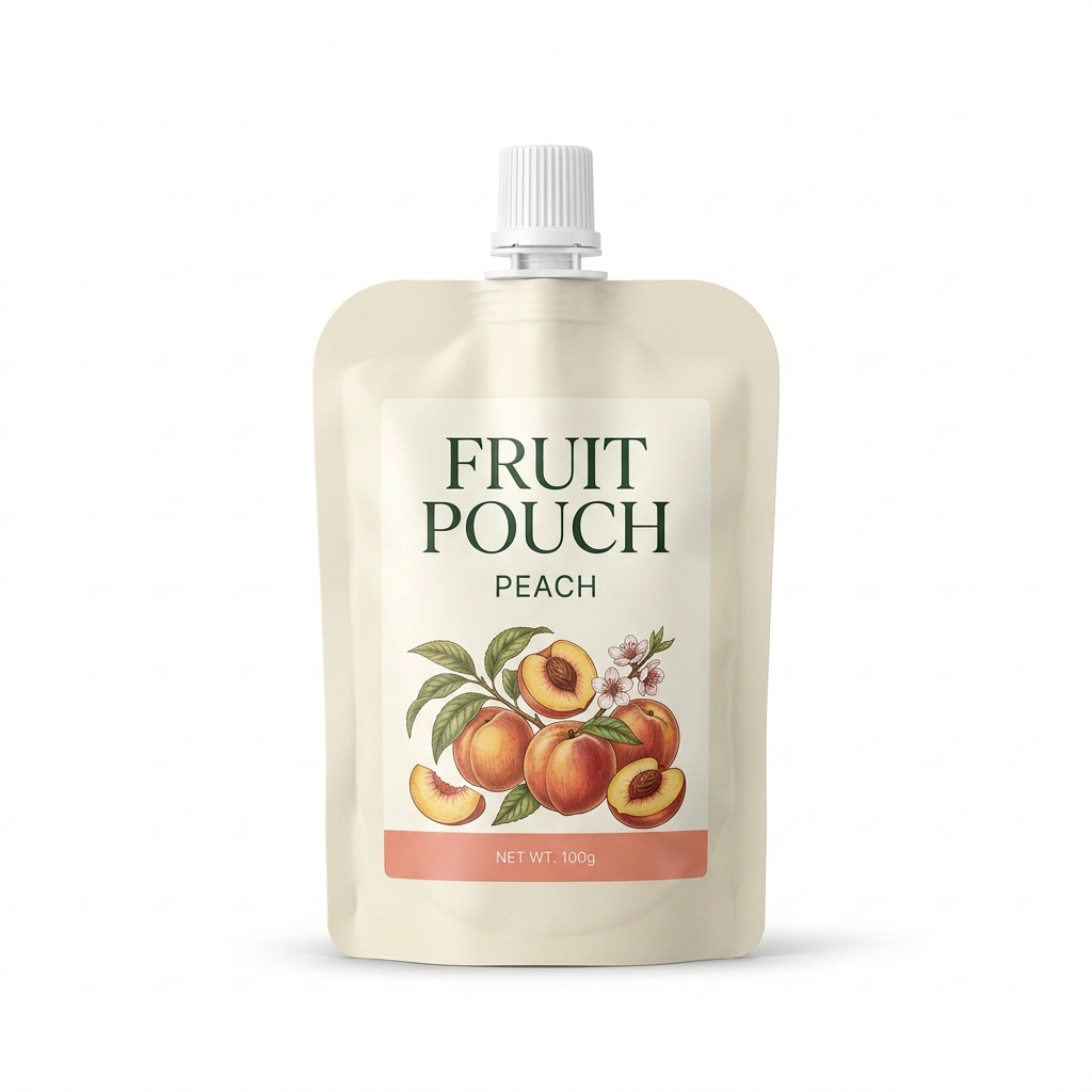 Peach Fruit Pouch